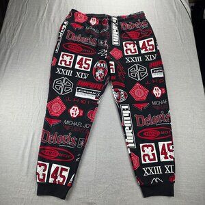 Nike Jordan Essential Men's Printed Fleece Pants Black HM7257-010 XXL RARE NWT